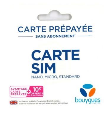 [PRG] SIM Bouygues +10€